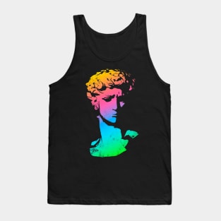 Greek Face Abstract - MultiColor Tank Top